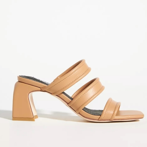 Anthropologie Caverley Katie Mule Heels- tan